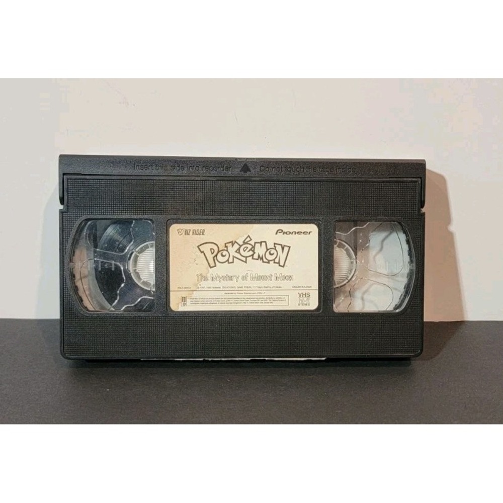 Pokemon: "The Mystery Of Mount‎ Moon" VHS Tape Only